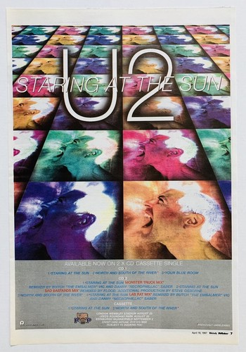 1997 poster pubblicitario - u2,