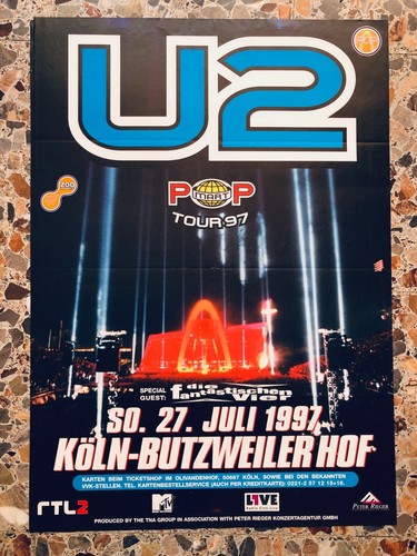 Original german tour poster - u2,