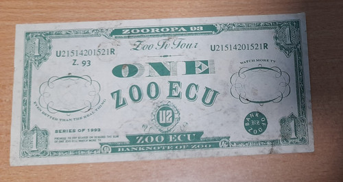 Original unused zooropa 93 - unused,