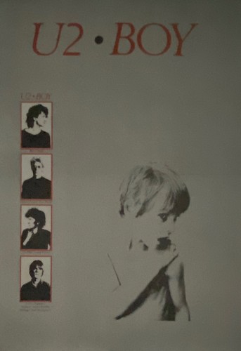 Raro poster originale anni - raro, u2