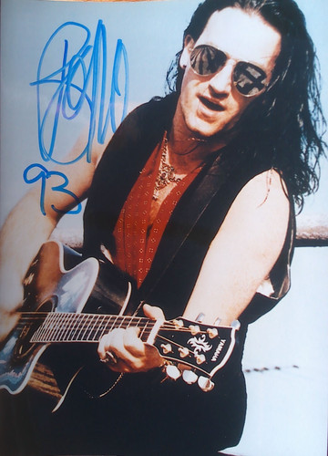 Autografo bono vox - autografo,