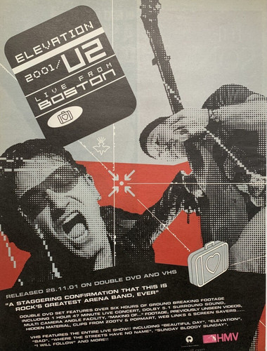 Originale 2001 stampa - u2,