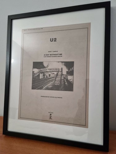 Original framed promo - u2,