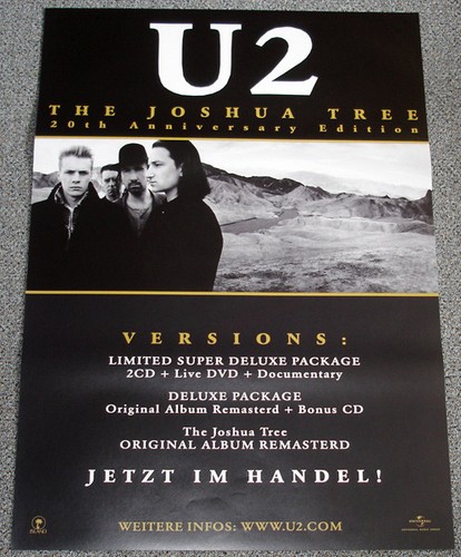 Original poster plakat u2 - original,