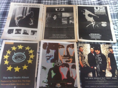 Original magazine advert - u2,