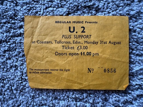 Ticket for early - for, gig